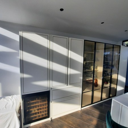 Кухня из крашеного МДФ А-146